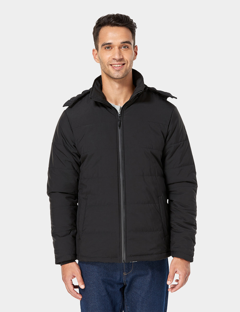 (Open-box) Men’s Heated Thermolite® Jacket - Black, Thumbnail 2