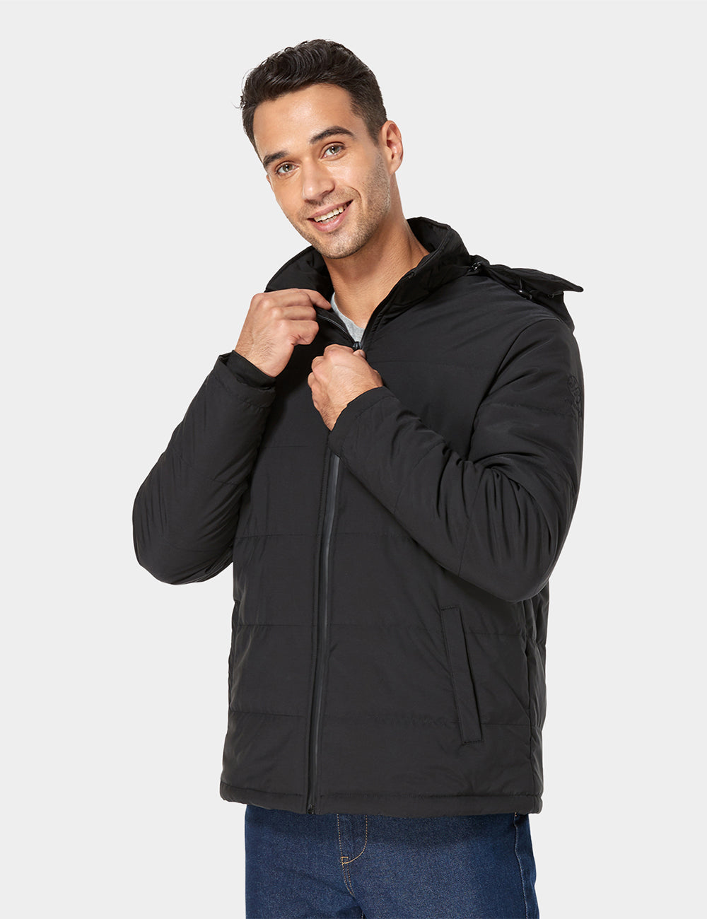 (Open-box) Men’s Heated Thermolite® Jacket - Black, Thumbnail 3
